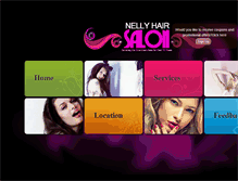 Tablet Screenshot of nellyhairsalon.com